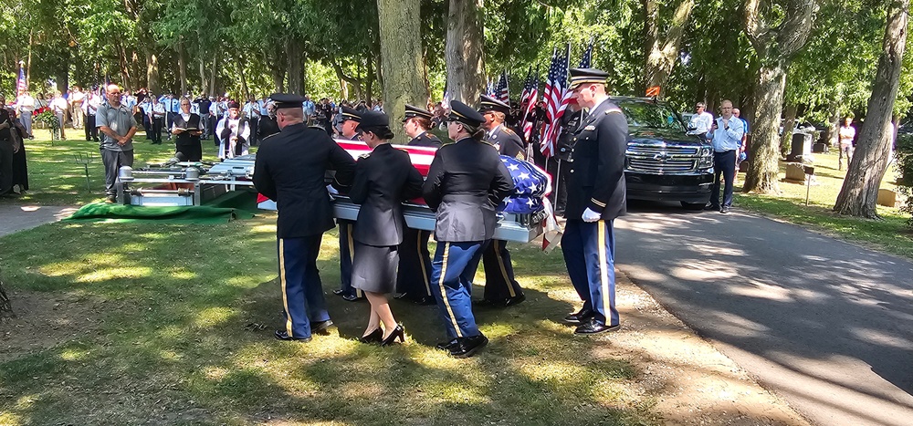 Remembering POWs: America remembers Bataan Death March veteran Sgt. Jack Hohlfeld with special service; welcomes him home to Wisconsin