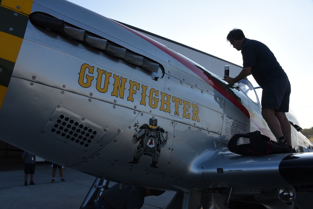 P-51 glass cleaning