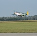 P-51 departs