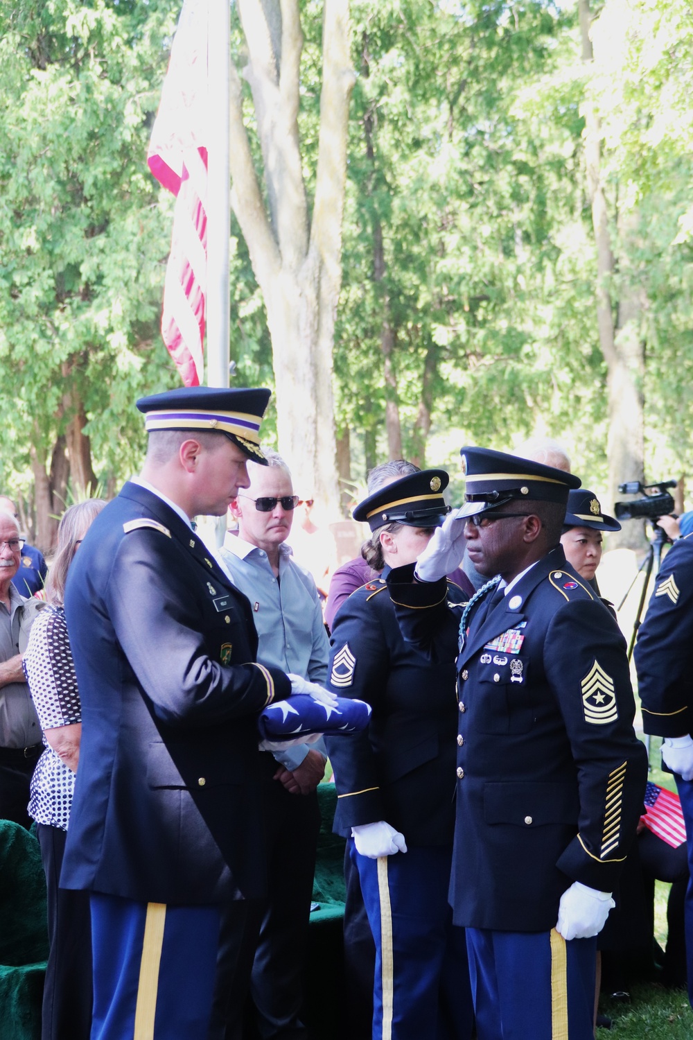 Remembering POWs: America remembers Bataan Death March veteran Sgt. Jack Hohlfeld with special service; welcomes him home to Wisconsin