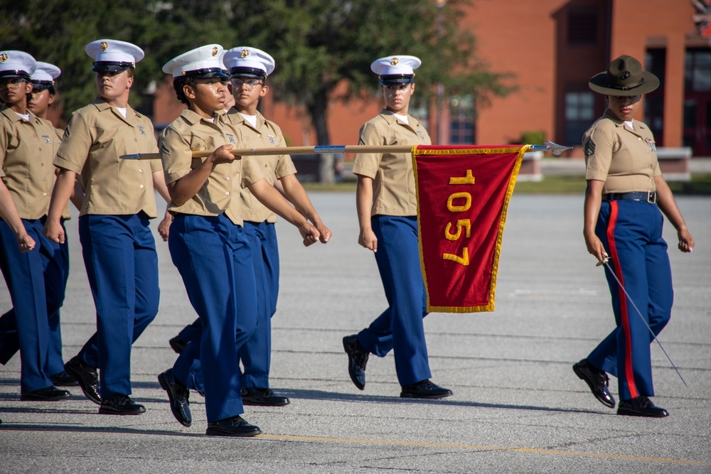 Oil City native graduates as the honor graduate for platoon 1057, Bravo Company, Marine Corps Recruit Depot Parris Island