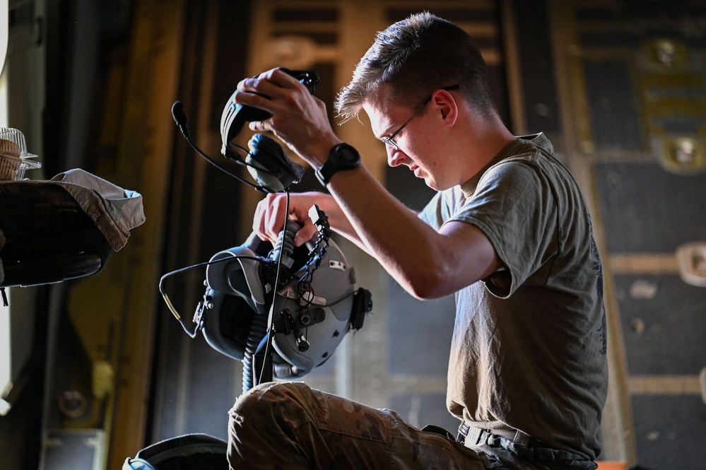 9th Special Operations Squadron Conducts Night Flight