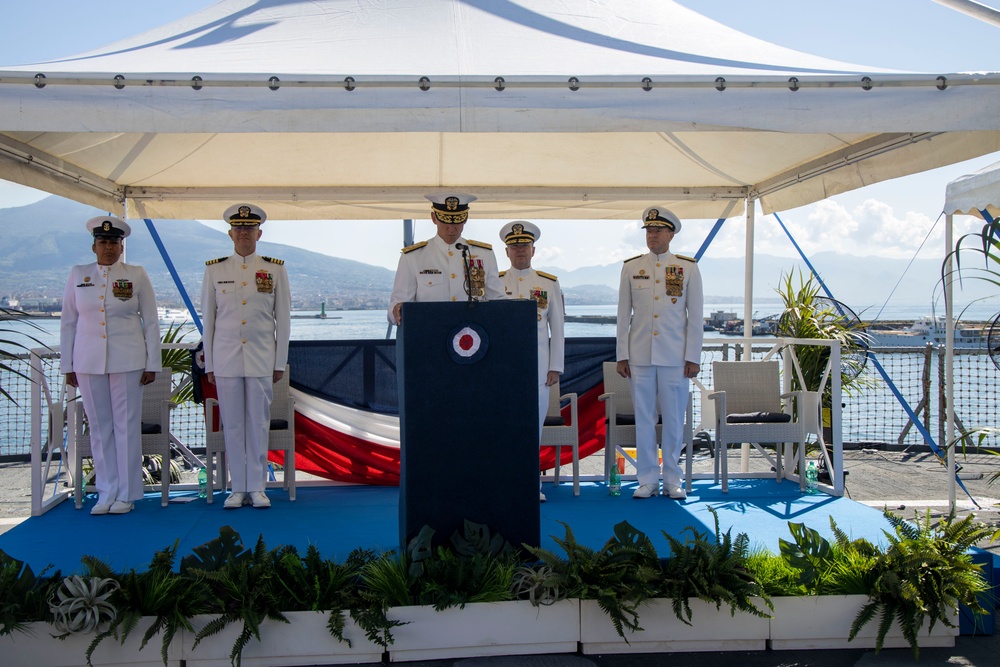 U.S. 6th Fleet Change Of Command Ceremony