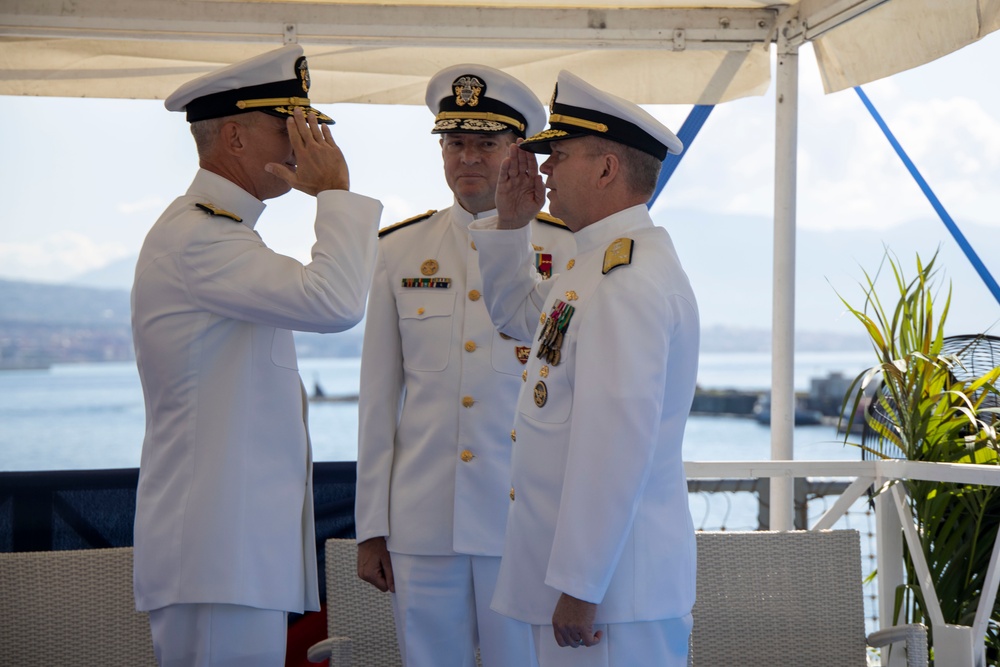 U.S. 6th Fleet Change Of Command Ceremony