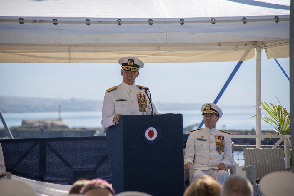 U.S. 6th Fleet Change Of Command Ceremony