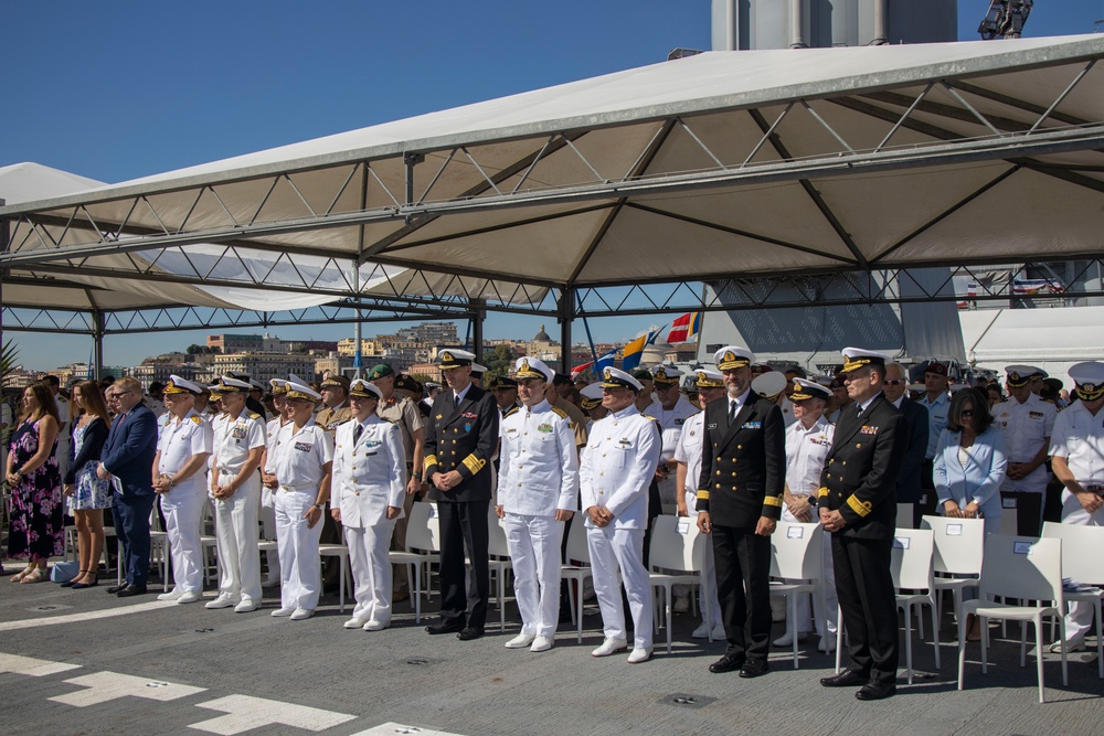 U.S. 6th Fleet Change Of Command Ceremony