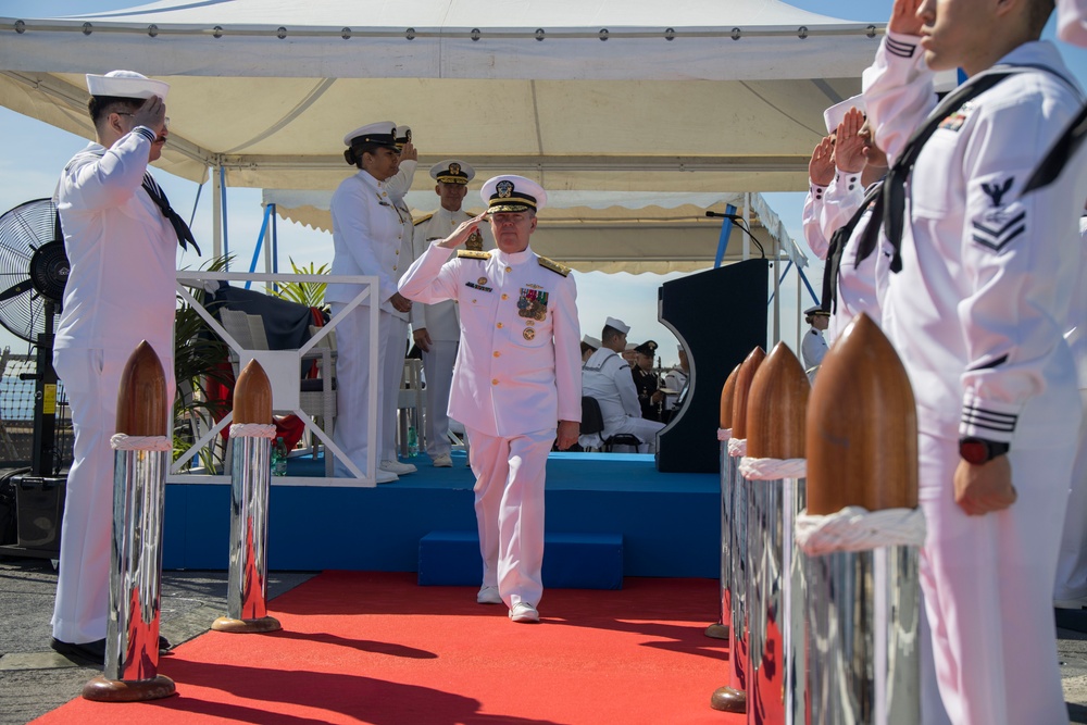 U.S. 6th Fleet Change Of Command Ceremony