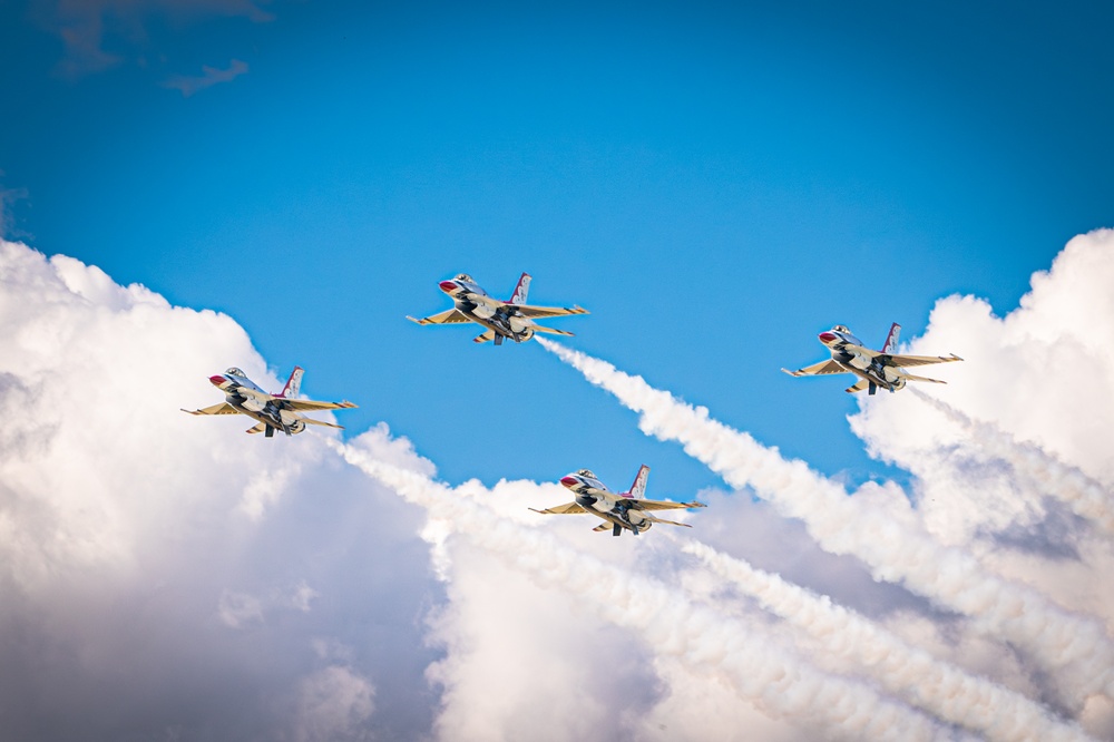 Sound of Speed Airshow flies for the community