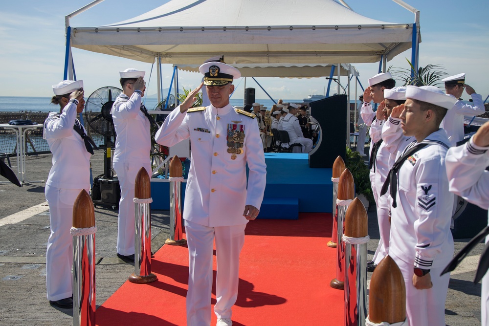 U.S. 6th Fleet Change Of Command Ceremony