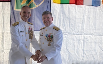 U.S. 6th Fleet Change Of Command Ceremony