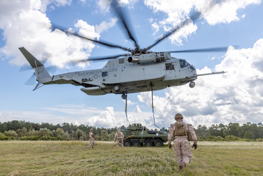 2nd Distribution Support Battalion Conducts Helicopter Support Team Operations