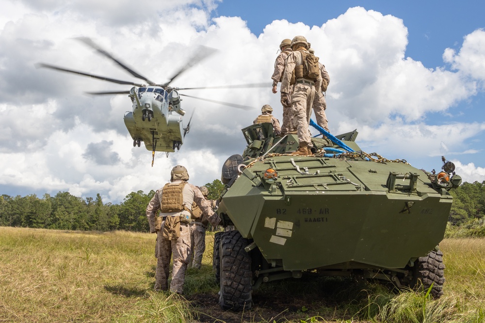 2nd Distribution Support Battalion Conducts Helicopter Support Team Operations