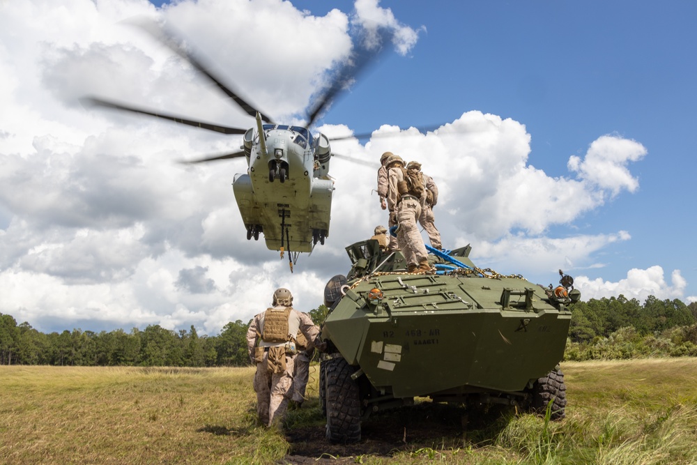 2nd Distribution Support Battalion Conducts Helicopter Support Team Operations