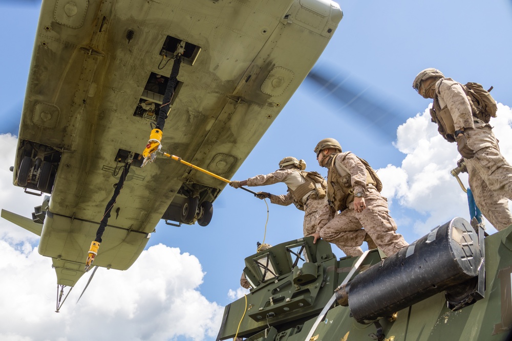 2nd Distribution Support Battalion Conducts Helicopter Support Team Operations