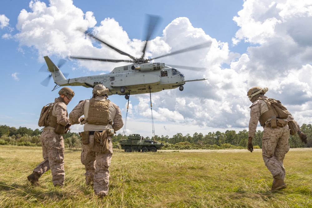 2nd Distribution Support Battalion Conducts Helicopter Support Team Operations