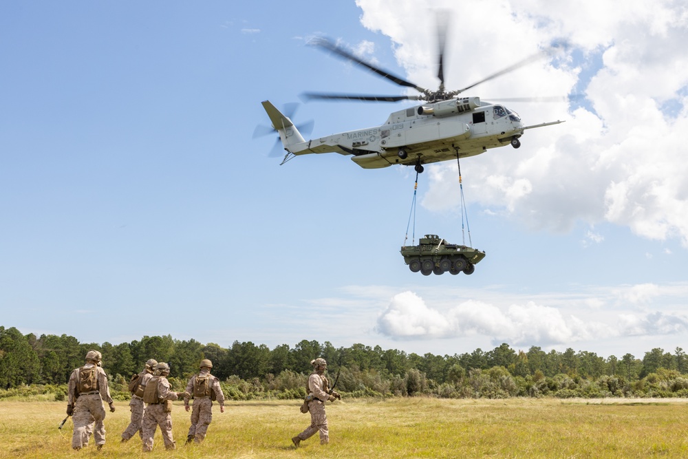 2nd Distribution Support Battalion Conducts Helicopter Support Team Operations