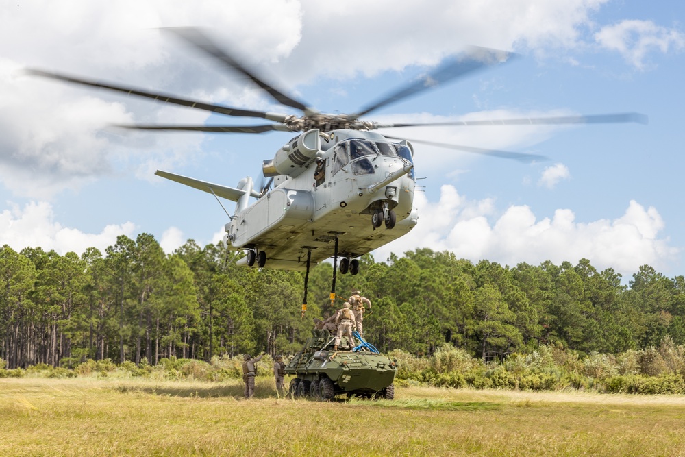 2nd Distribution Support Battalion Conducts Helicopter Support Team Operations