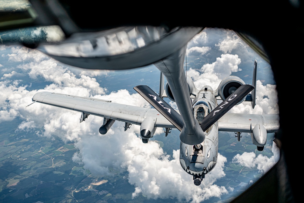 23rd Wing and 117th Air Refueling Wing perform aerial refuel