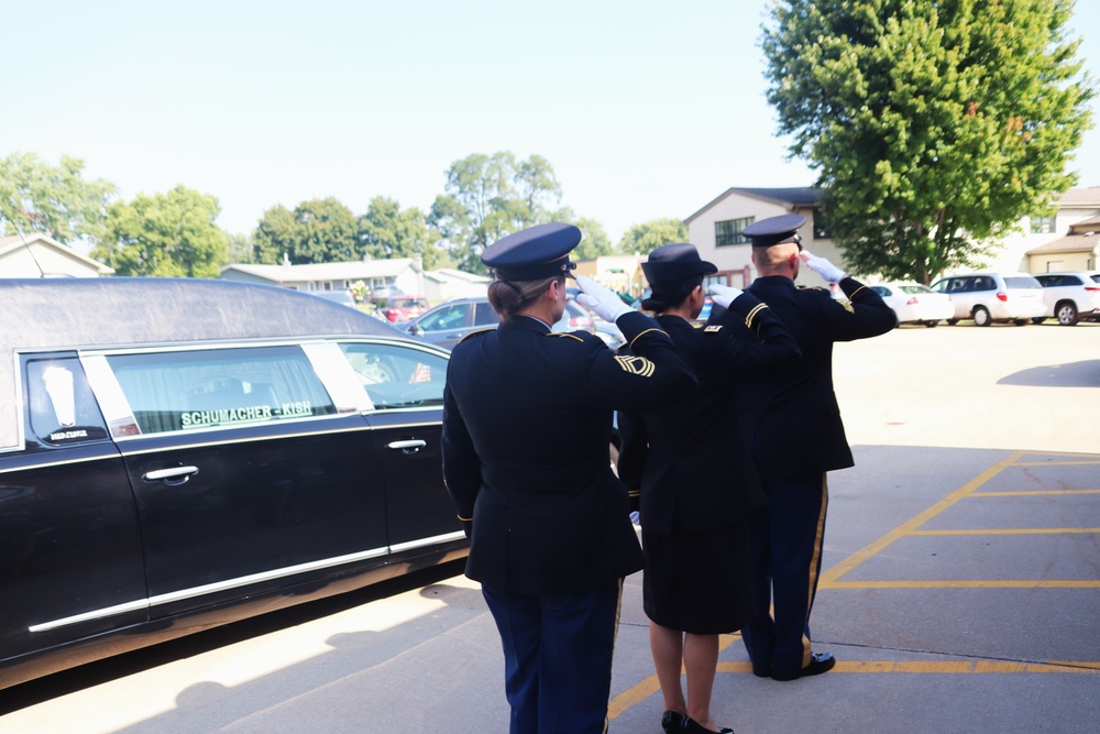 Fort McCoy Soldiers support special service for former World War II POW