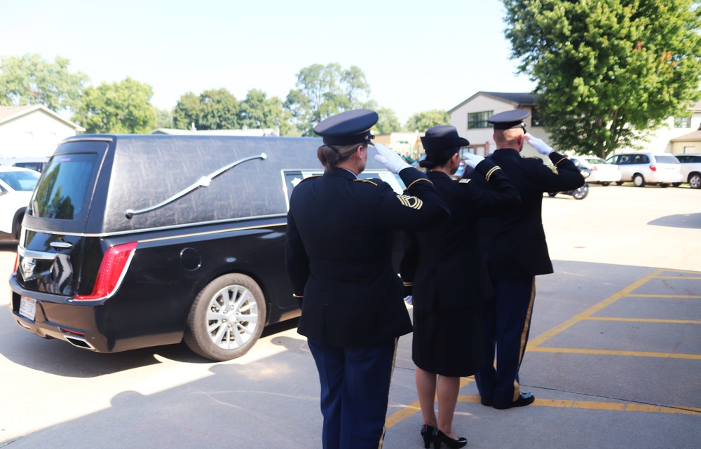 Fort McCoy Soldiers support special service for former World War II POW