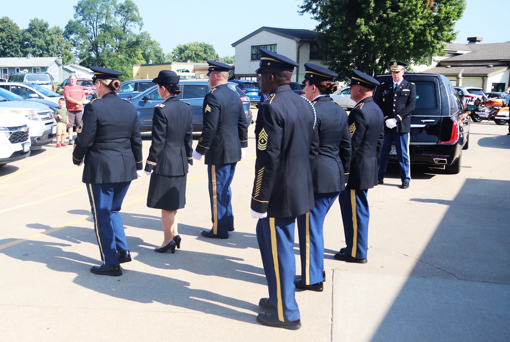 Fort McCoy Soldiers support special service for former World War II POW