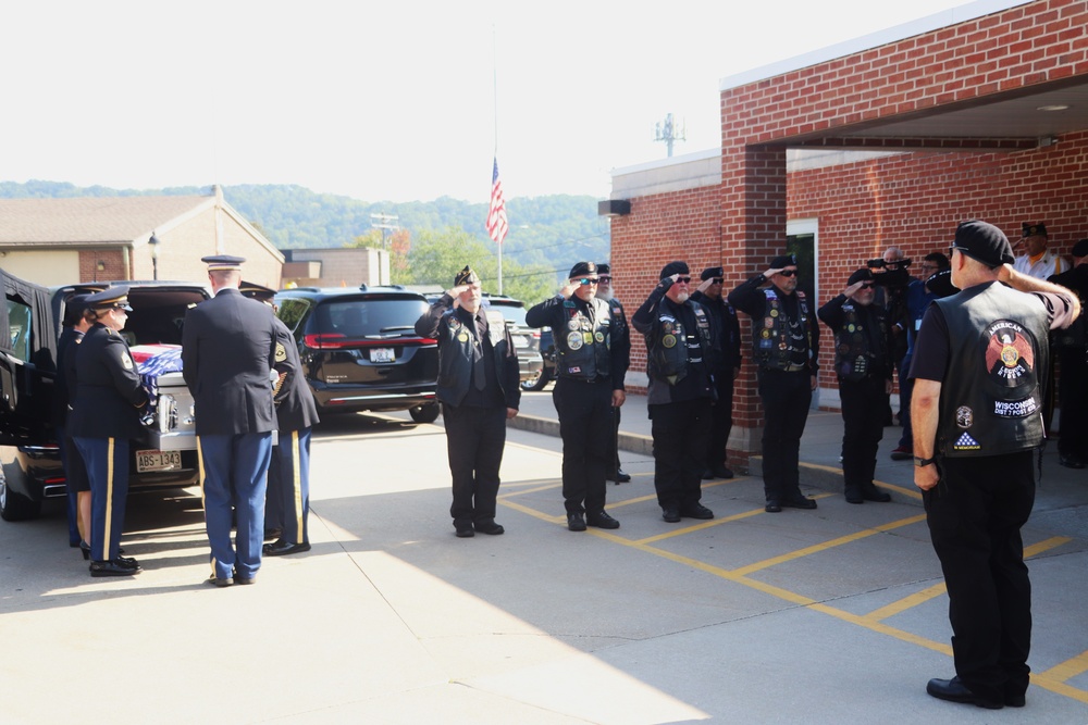 Fort McCoy Soldiers support special service for former World War II POW