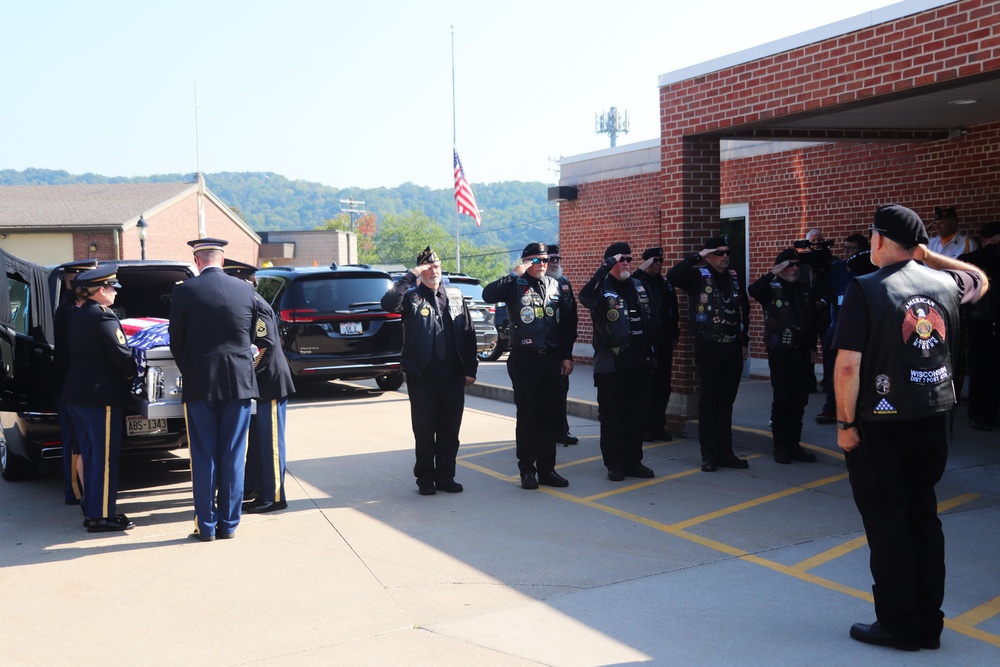 Fort McCoy Soldiers support special service for former World War II POW