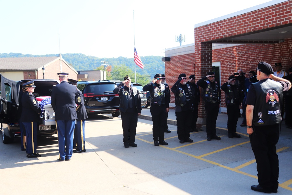 Fort McCoy Soldiers support special service for former World War II POW