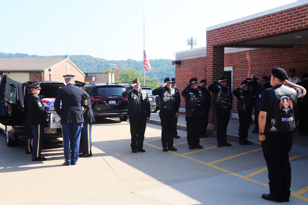 Fort McCoy Soldiers support special service for former World War II POW