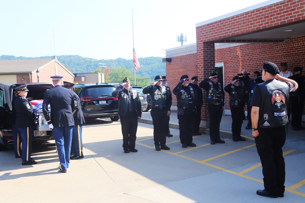 Fort McCoy Soldiers support special service for former World War II POW