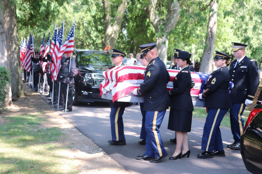 Fort McCoy Soldiers support special service for former World War II POW