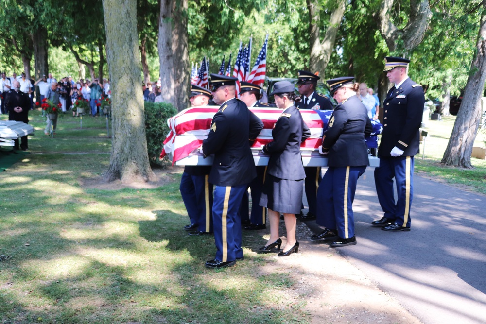 Fort McCoy Soldiers support special service for former World War II POW