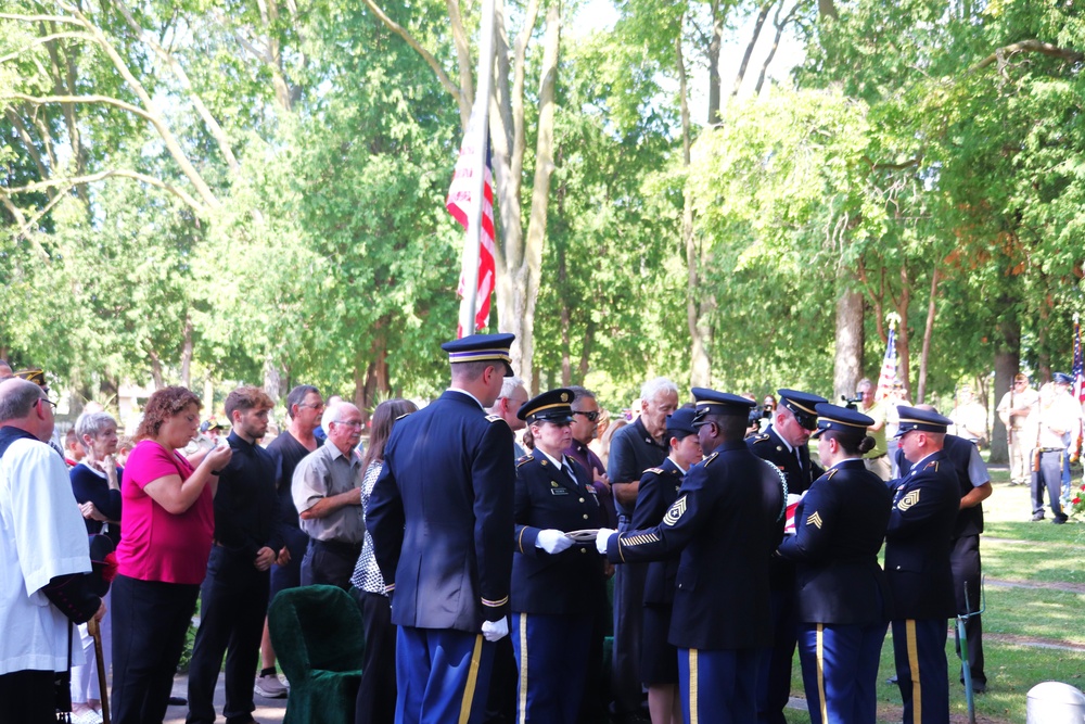 Fort McCoy Soldiers support special service for former World War II POW