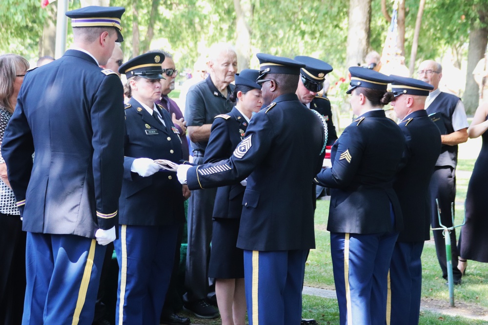 Fort McCoy Soldiers support special service for former World War II POW