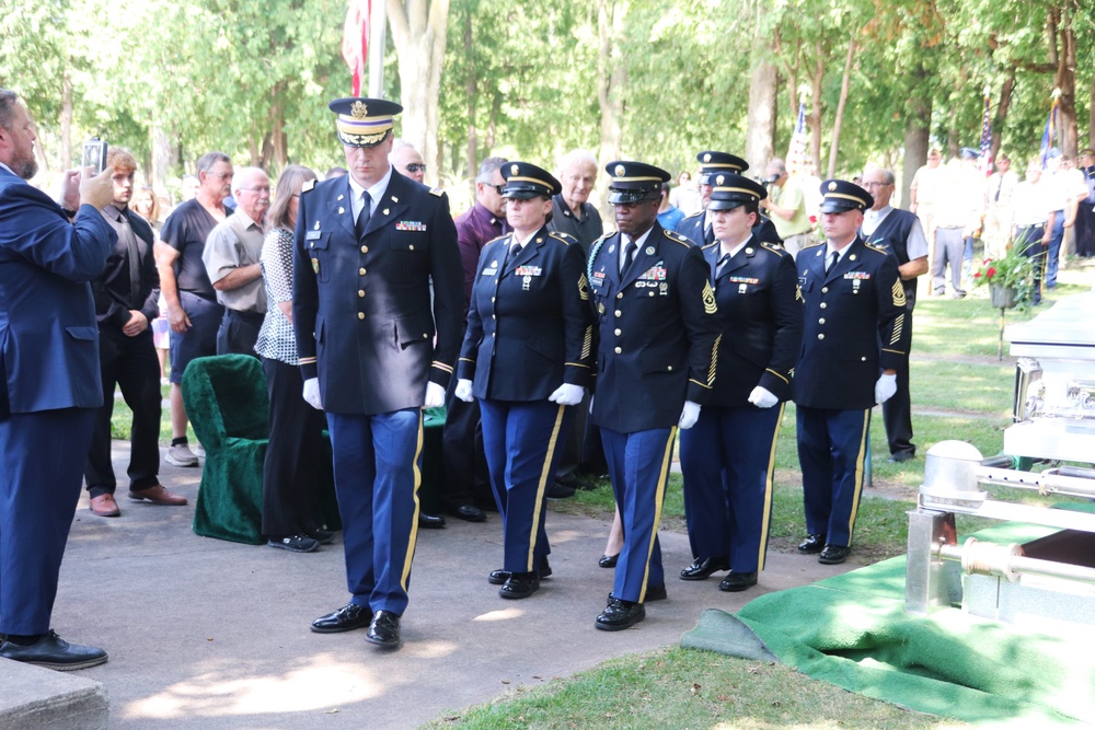 Fort McCoy Soldiers support special service for former World War II POW