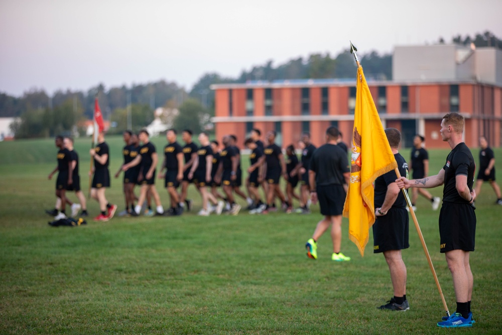 Regimental Support Squadron, 2nd Cavalry Regiment Farewells Command Sgt. Maj. Craig Yates