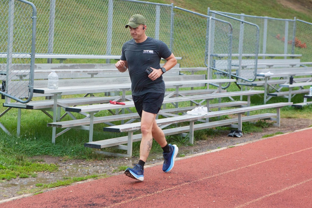 Marines exercise for Suicide Prevention Awareness Month