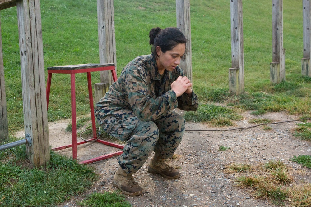 Marines exercise for Suicide Prevention Awareness Month
