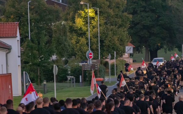 Regimental Support Squadron, 2nd Cavalry Regiment Farewells Command Sgt. Maj. Craig Yates