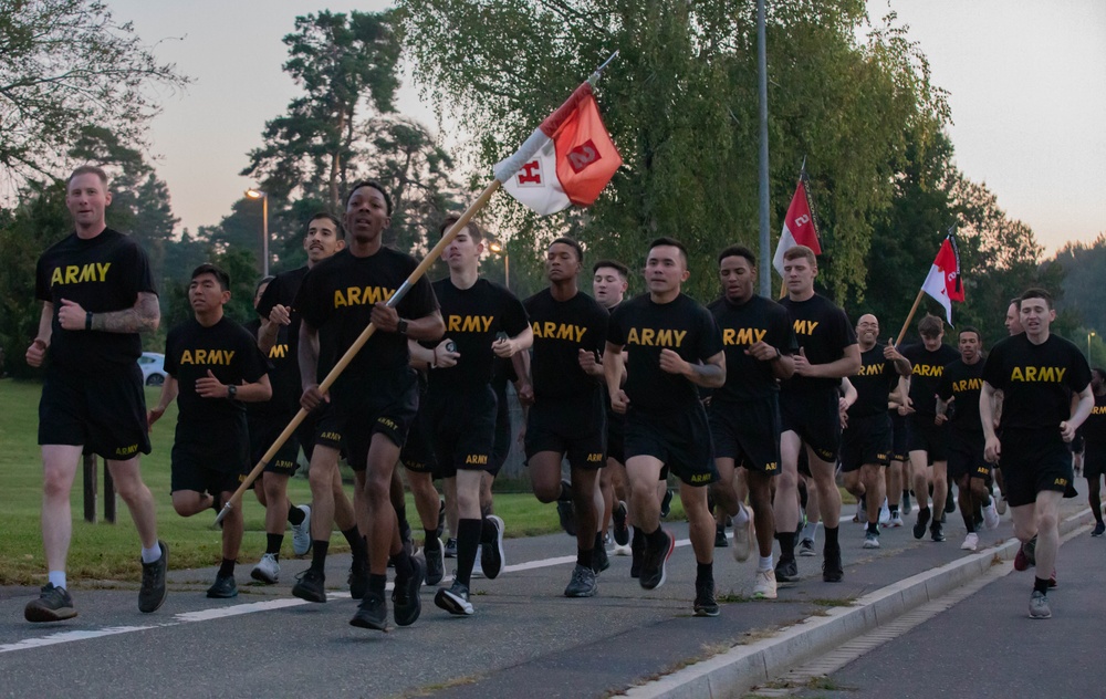 Regimental Support Squadron, 2nd Cavalry Regiment Farewells Command Sgt. Maj. Craig Yates