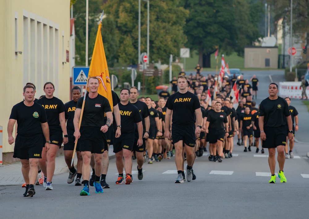 Regimental Support Squadron, 2nd Cavalry Regiment Farewells Command Sgt. Maj. Craig Yates