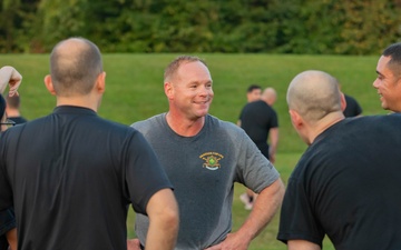 Regimental Support Squadron, 2nd Cavalry Regiment Farewells Command Sgt. Maj. Craig Yates