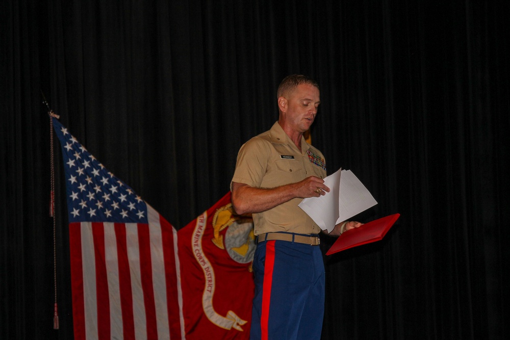 Master Gunnery Sgt. Nayra Vargas retires after 27 years in the Marine Corps