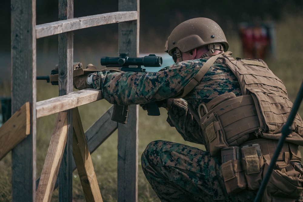 Training Command CG participates in various rifle drills