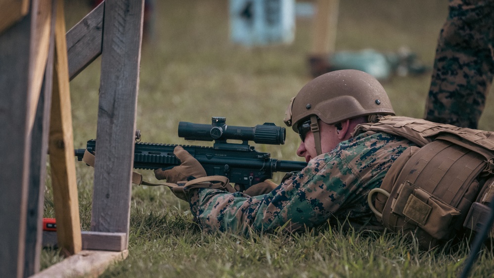 Training Command CG participates in various rifle drills