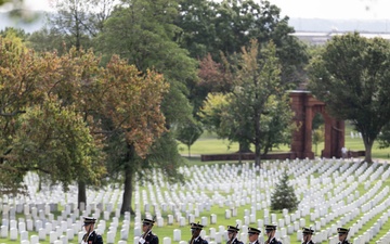 Military Funeral Honors with Funeral Escort are Conducted for Retired U.S. Army Lt. Gen. Arthur Gregg