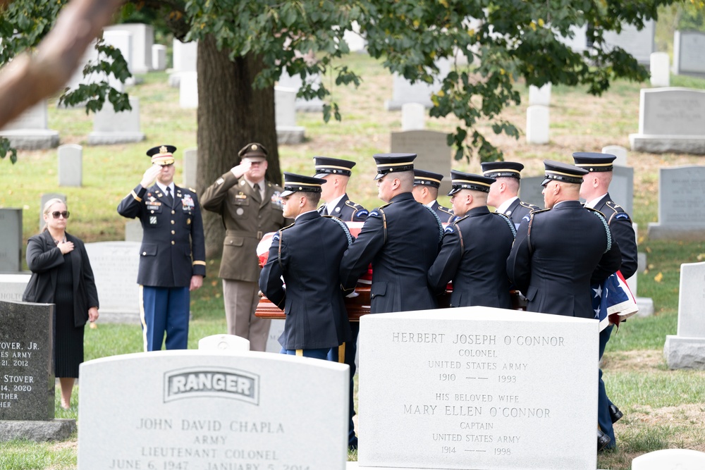 Military Funeral Honors with Funeral Escort are Conducted for Retired U.S. Army Lt. Gen. Arthur Gregg