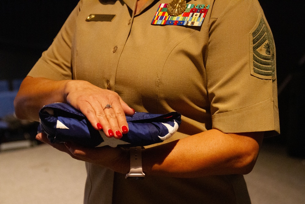 Master Gunnery Sgt. Nayra Vargas retires after 27 years in the Marine Corps