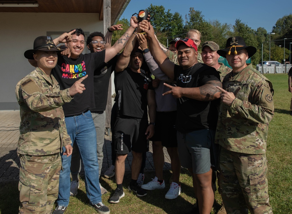 Regimental Support Squadron, 2nd Cavalry Regiment Farewells Command Sgt. Maj. Craig Yates