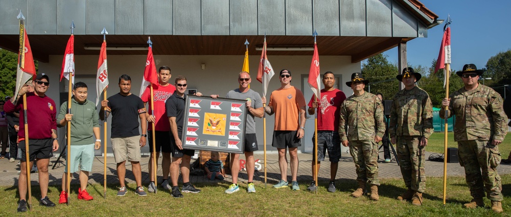 Regimental Support Squadron, 2nd Cavalry Regiment Farewells Command Sgt. Maj. Craig Yates